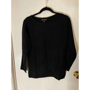 INC Black scoop Neck Sweater Size Small